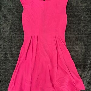 Elegant Pink Sleeveless Dress